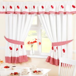 Poppy Kitchen Curtains