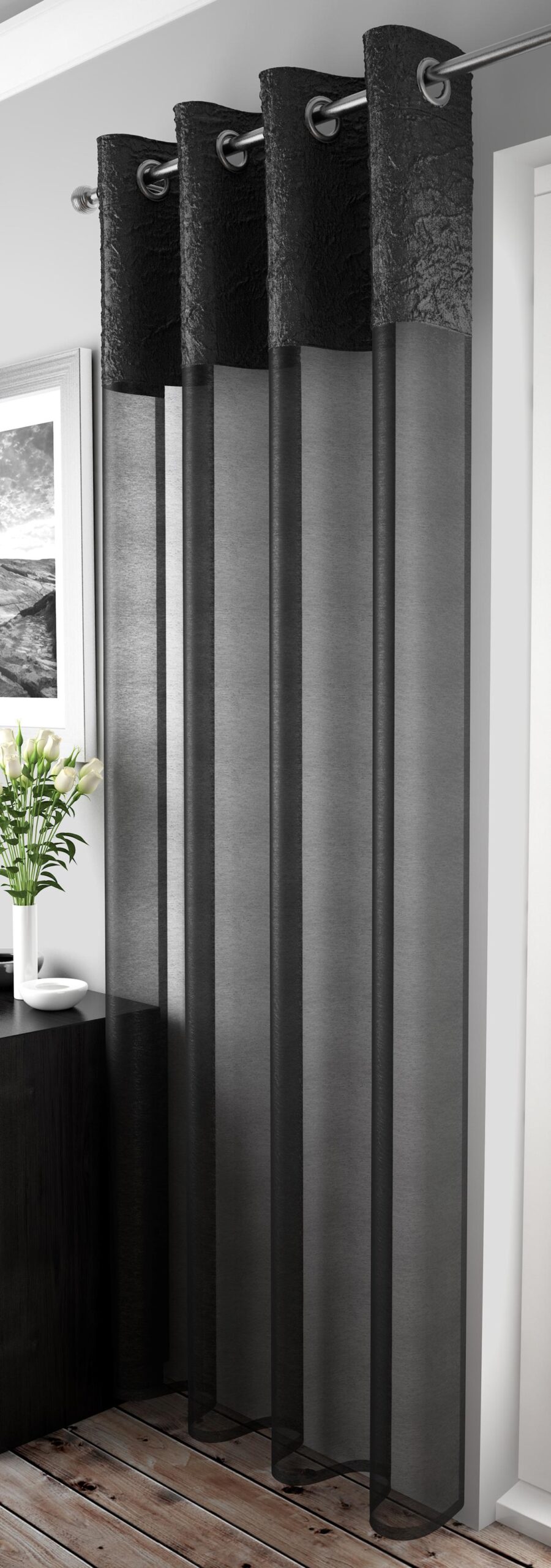 Madeira Eyelet Voile Panel - Image 2