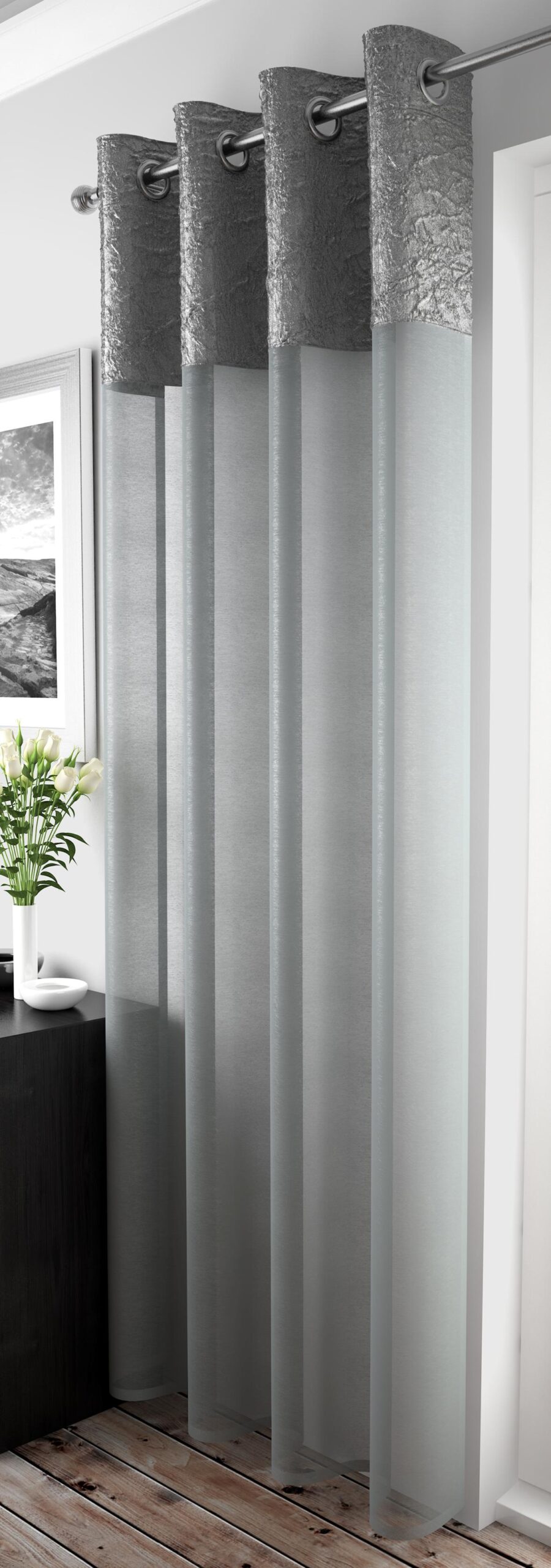 Madeira Eyelet Voile Panel - Image 5