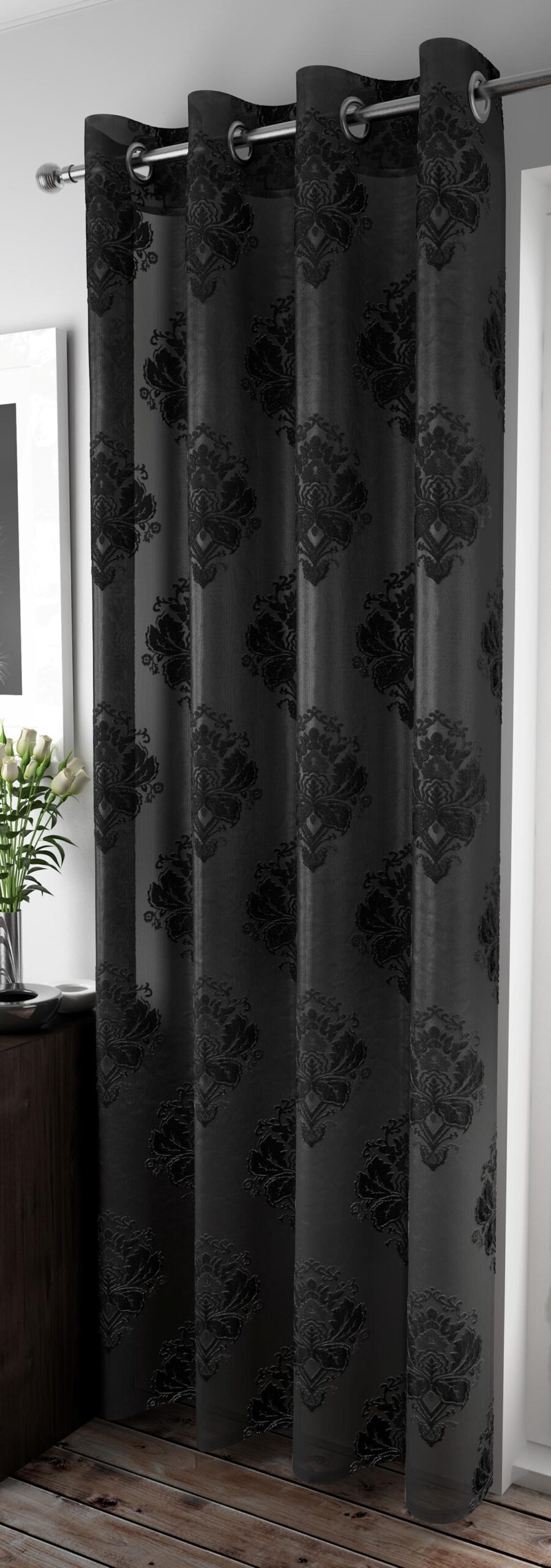Anika Eyelet Voile Panel - Image 2