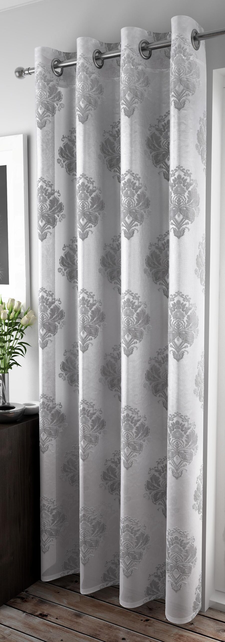 Anika Eyelet Voile Panel - Image 3