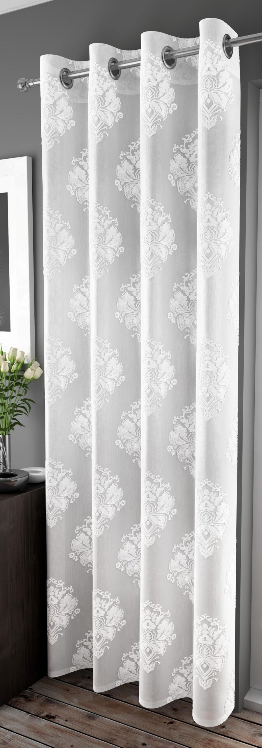 Anika Eyelet Voile Panel - Image 4