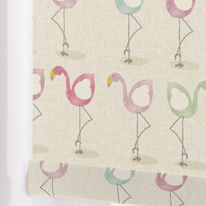 Alternative view of Flamingo Roller Blind - MULTI