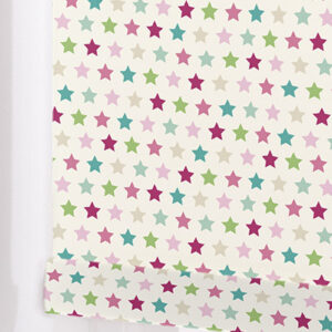 Alternative view of Galaxy Roller Blind - PINK