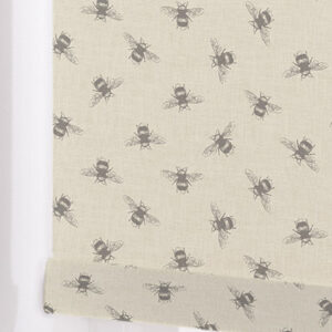 Alternative view of Bees Linen Roller Blind