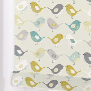 Alternative view of Birds Roller Blind - OCHRE