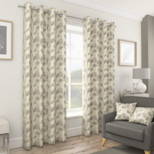 Lola Lined Curtains NATURAL