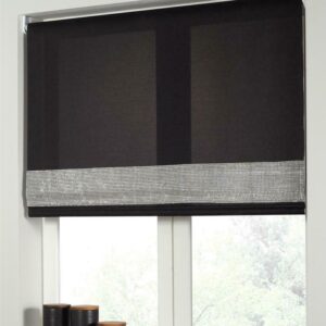 Diamante Roller Blind BLACK