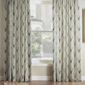 Stags 3" Pencil Pleat Lined Curtains