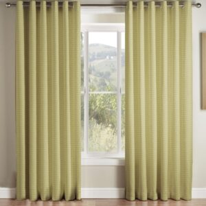Stellar Eyelet Lined Curtains CITRUS