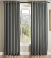Luxury Velvet Eyelet Lined Curtains THUNDER