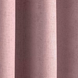 Alternative view of 1 Pair Of Vogue Eyelet Ready Made Curtains - Blush