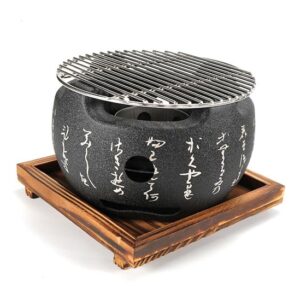 Alternative view of TEBURU ROUND LARGE Table Top Charcoal Mini BBQ grill