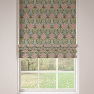 Alternative view of The Chateau Lily Garden Made to Measure Roman Blind - Eau De Nil