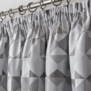 Alternative view of Kandi 3" Pencil Pleat Header Curtains SILVER