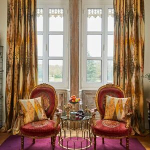 Alternative view of The Chateau Wallpaper Museum Made to Measure Curtains – Multi