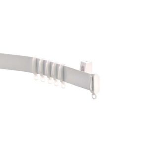 Flexible Alu Curtain Track - White
