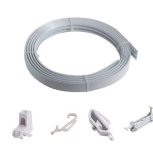 Alternative view of White Window Curtain Track 3m, 3.5m, 4.5m, 5m or 7m
