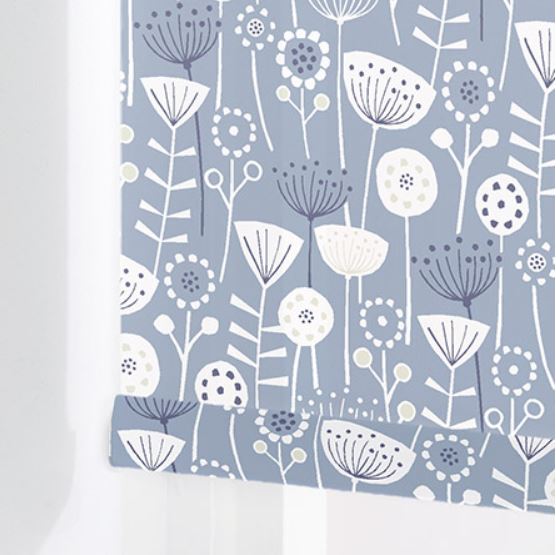 Bergen Roller Blind Blue