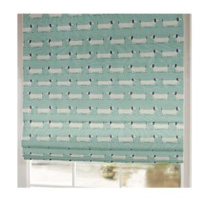 Hound Dog Duckegg Roman Blind