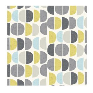 Alternative view of Luna Teal Roman Blind