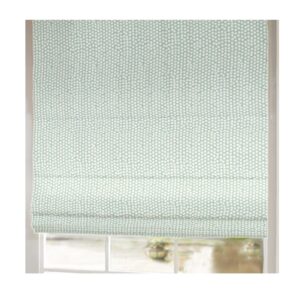 Spotty Seafoam Roman Blind