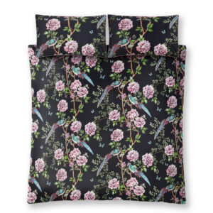 Clearance - Paloma Faith Vintage Chinoiserie Midnight Bed Set - Superking