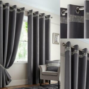 Palace Curtains - Silver