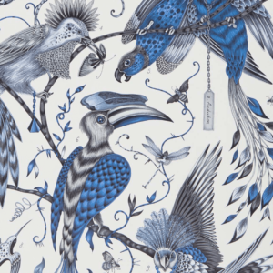 Audubon Wallpaper Blue