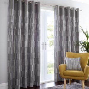 Delt Curtains Charcoal