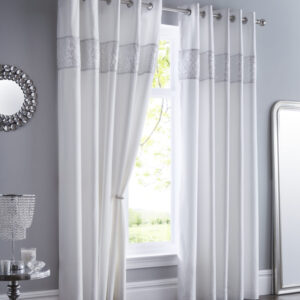 Gleam Curtains White