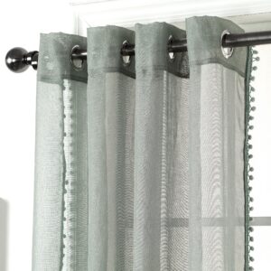 Pom Pom Eyelet Panel DUCKEGG
