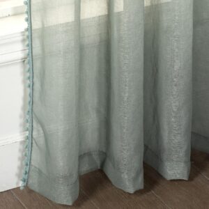 Alternative view of 1 Pair Of Pom Pom Eyelet Panel DUCKEGG