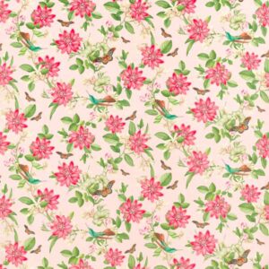 PINK LOTUS Soft Velvet Fabric Sold By The Meter - BLUSH