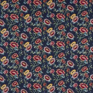 TONQUIN Embroidery Fabric Sold By The Meter - MIDNIGHT