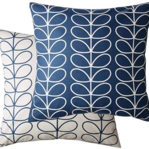 Orla Kiely Linear Stem Whale Cushion