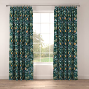 Alternative view of The Chateau Emerald Fan Made to Measure Curtains – Emerald