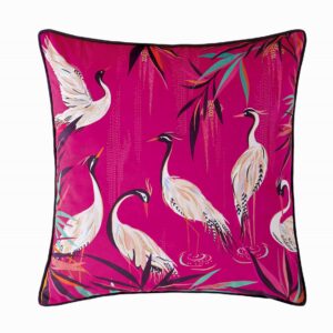 Heron Cushion Pink