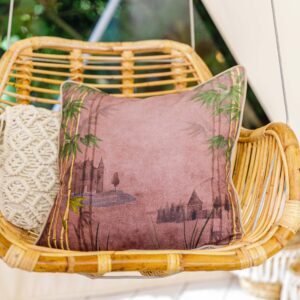 The Chateau By Angel Strawbridge Bamboo Folly Rose Dawn Cushion 45 x 45cm - 3 Options