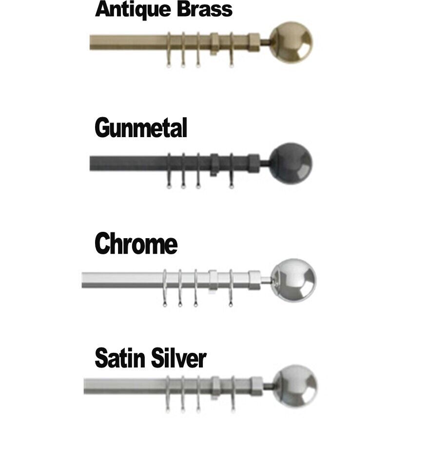 22-25mm Extendable Ball Pole Set 120-210cm & 170-300cm