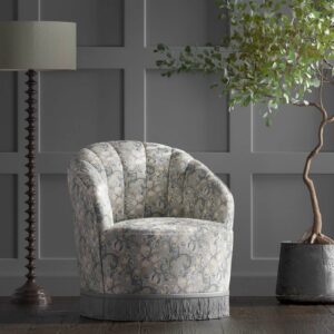 Alternative view of William Morris Golden Lily Fabric Sold By The Meter - Slate/Dove