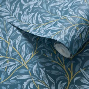 William Morris Willow Boughs Wallpaper - Denim