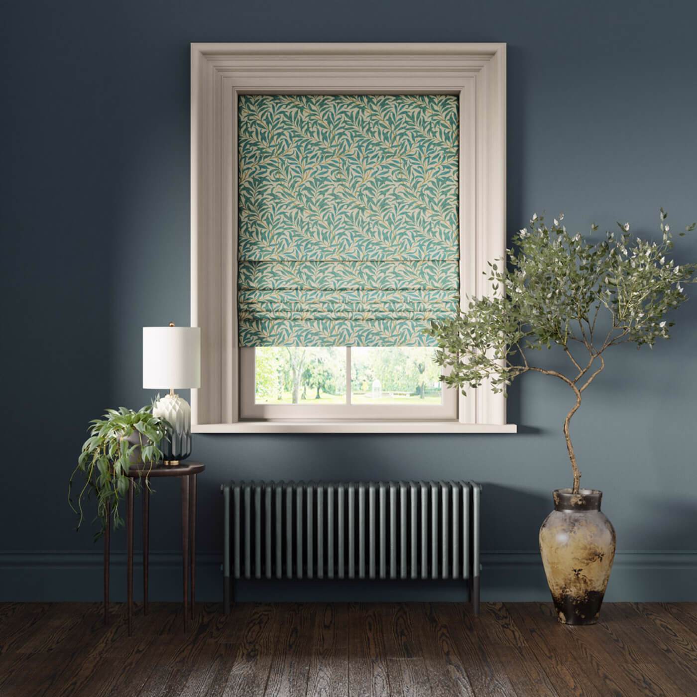 William Morris Willow Boughs Fabric Sold By The Meter - Teal - Image 5
