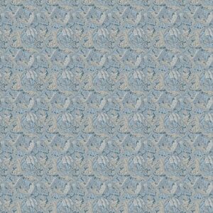 William Morris Acanthus Fabric Sold By The Meter - Denim