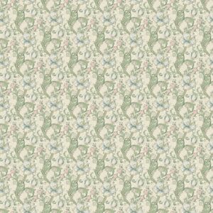 William Morris Golden Lily Fabric Sold By The Meter - Linen/Blush