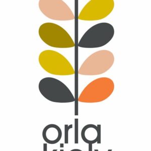 Alternative view of Orla Kiely Cushion Cover Bark Textured Bubblegum Pink 17" x 17" - 3 Options