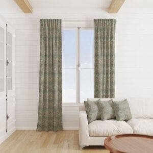 Alternative view of EDEN Made to Measure Curtains – Azure