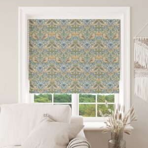 Alternative view of STRAWBERRY THIEF Made to Measure Curtains – Sky