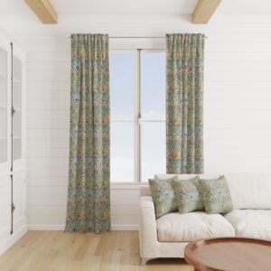 STRAWBERRY THIEF Made to Measure Curtains – Sky