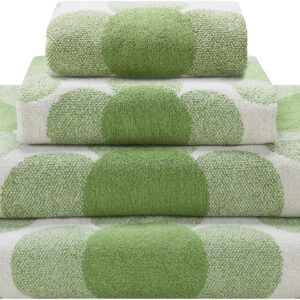 Alternative view of Retro Flower Towels - Clover